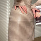 Aconiconi Elegant High Waist Short PU Leather Chic Skirt-Holiday Love Poems