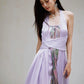 DOLLY Luxury Purple Halter Neck Backless Tassel Sexy Long Party Dress-Babe