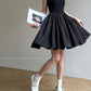 Aconiconi Elegant Black French Sleeveless High Waist Tutu Dinner Dress- Baileys