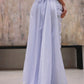 DOLLY Elegant Light Purple Greek Style Sleeveless Bandage Pleated Long Dress-Fog