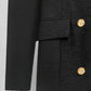 Huanzi vintage retro fishtail timeless classic long coat jacket - Micewo