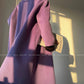 Aconiconi Long Double-Sided High-End Full Wool Purple Coat - Mel Dream