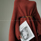 Aconiconi|Cloak Jacket Sleeve Loose Knit Shawl Shoulder Sweater - Snow Lovers