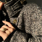 Luxury full Winter Coat Bubble gum Pink Inkstone wool long coat - Lanshan
