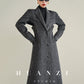 Huanzi high-end waist sheep wool double-sided autumn winter coat - fiee