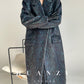 Huanzi custom dyed couture mohair water ripple wool cautumn and winter coat  - Kendu