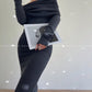 French shoulder body con knit off shoulder fall winter dress - Smoky Rose