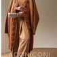 Aconiconi Eleant White Waist Loose Long Straight Suit Dinner Pants- Cloud Steps