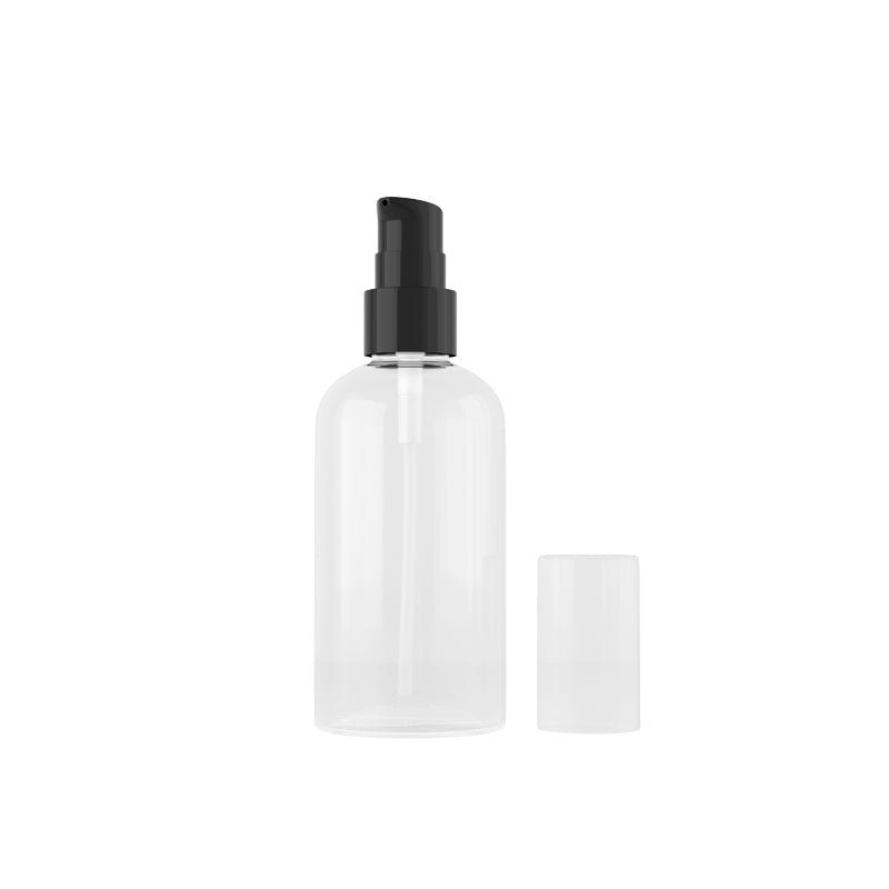 DONE 75ml Short Round Shoulder Beak Bottle Cosmetic Transparent Packaging Bottle Lotion Press Bottle Plastic PET Bottle