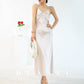 Huanzi satin French high-end slip long dress - Chine