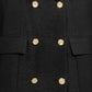 Huanzi vintage retro fishtail timeless classic long coat jacket - Micewo