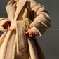 Aconiconi｜Galan Sumu long-haired high-grade woolen long coat- Kalanchoe