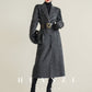 Huanzi high-end waist sheep wool double-sided autumn winter coat - fiee