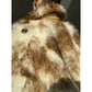 Imitation fur long-haired winter coat - Elk Palm