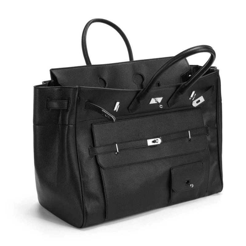Premium Men Platinum large double pocket Tote travel weekender Bag