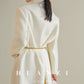 Huanzi custom-made Australian wool pure hand-sewn double-sided autumn winter coat - Iya