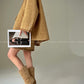 Brownie autumn wool retro tweed suit skirt jacket - Dunnu