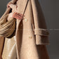 Aconiconi｜Galan Sumu long-haired high-grade woolen long coat- Kalanchoe
