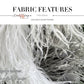 DOLLY High End Gray and White Russian Style High Grade Fluffy Feather Shawl-BENI