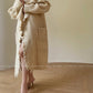 Aconiconi Boho Long Loose Knitted Sweater Tassel Jacket-Loose Tea Quinoa