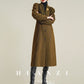 Huanzi high-end waist sheep wool double-sided autumn winter coat - fiee