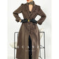 Huanzi French Hepburn style high-end double-sided cashmere wool tweed coat - Siriio