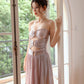 DOLLY Luxury Sleeveless Skin Revealing Tube Top Hollow Birthday Dress-MIA