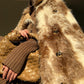 Imitation fur long-haired winter coat - Elk Palm