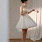 DOLLY Elegant Off White Sleeveless Sequin Long Wedding Guest Dress-Star