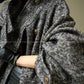 Luxury full Winter Coat Bubble gum Pink Inkstone wool long coat - Lanshan