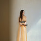 DOLLY High End Sleeveless Halter Shawl Long Pleated evening gown Dress-Linda