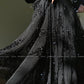 Aconiconi Luxury Black/Beige Long Sleeve Long bridal Sequin Dress- Moonlight Celebrity