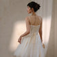 DOLLY Elegant Off White Sleeveless Sequin Long Wedding Guest Dress-Star