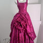 DOLLY High End Rose Square Collar Sleeveless Handmade Flower Long Dinner Dress-RITA