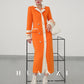 Huanzi custom high-grade orange double-sided cashmere wool autumn winter coat - Cirre