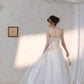 DOLLY Elegant Off White Sleeveless Sequin Long Wedding Guest Dress-Star