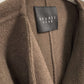 Huanzi wool tweed autumn  winter short cashmere double-sided coat - Talfy