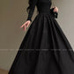 Aconiconi Elegant Black French Sleeveless High Waist Tutu Dinner Dress- Baileys