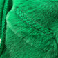 Huanzi green imitation fur autumn winter coat - Miiw