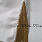 DOLLY High End Two Piece Brown V-Neck Sleeveless Top/White Tassel Skirt-Emelda