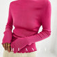 Huanzi custom turtleneck pullover knitted sweater autumn winter - Bililly