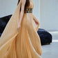 DOLLY High End Sleeveless Halter Shawl Long Pleated evening gown Dress-Linda