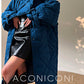 Aconiconi Elegant High Waist Short PU Leather Chic Skirt-Holiday Love Poems