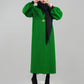 Huanzi designer double-sided cashmere coat mid-length contrast autumn  winter wool coat - Time