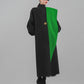 Huanzi designer double-sided cashmere coat mid-length contrast autumn  winter wool coat - Time