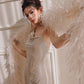 DOLLY Luxury Sliver Sleeveless Glitter Slim Fit Long Banquet Dress-SWATTIE