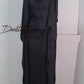 DOLLY Elegant Black Swing Collar Sleeveless Open Back Drape Dress-Kaka (V)