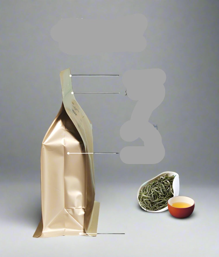 TBD TBD TBD Tea packaging bag custom high-end aluminum foil self-sealing sealed small bag moisture-proof loose tea white tea eight-side sealing self-supporting bag