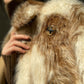 Imitation fur long-haired winter coat - Elk Palm