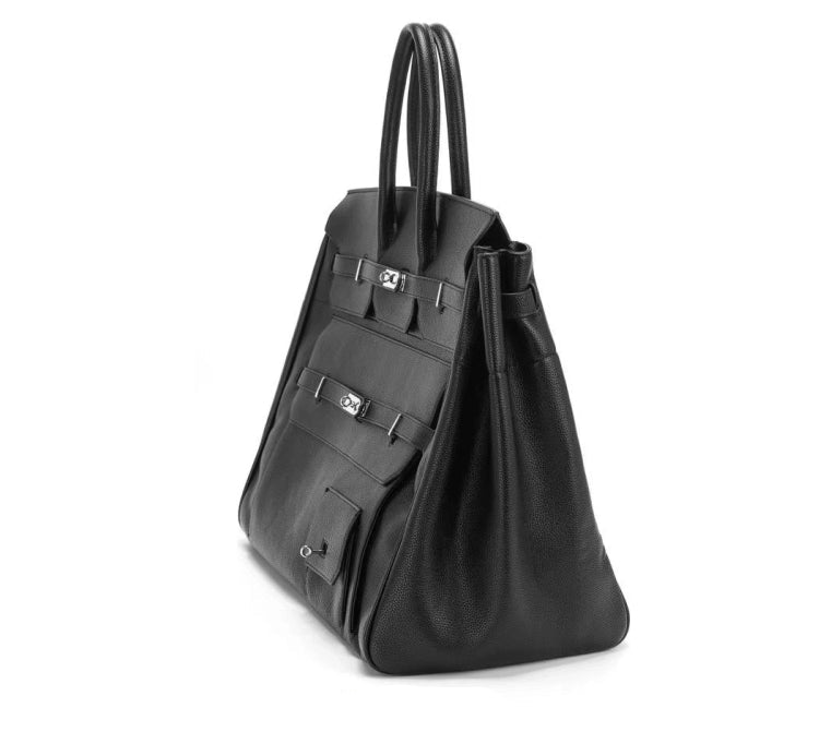 Premium Tide Men Travel Platinum Bag Premium large  Double Drawer Tote travel weekender Bag